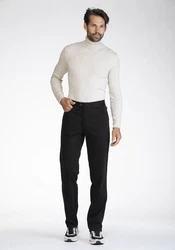 Brühl Milano II Swingpocket 5-Pocket Hose Weiß/Schwarz/Beige/Creme/Braun
