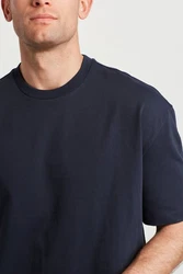 Next T-Shirt aus schwerem Stoff Dunkelblau/Grau