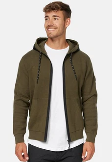 Indicode Strickpullover Reilly Dunkelgrün/Khaki