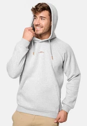 Indicode Kapuzenpullover Virginia Grau/Hellgrau