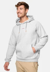 Indicode Kapuzenpullover Virginia Grau/Hellgrau