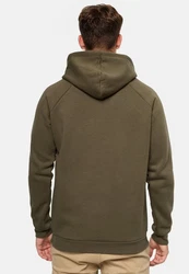 Indicode Kapuzenpullover Virginia Dunkelgrün/Khaki