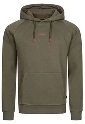 Indicode Kapuzenpullover Virginia Dunkelgrün/Khaki