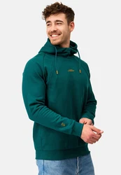 Indicode Kapuzenpullover INVir Dunkelgrün/Grün/Türkis