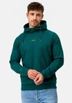 Indicode Kapuzenpullover INVir Dunkelgrün/Grün/Türkis