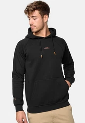 Indicode Kapuzenpullover Virginia Schwarz
