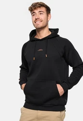Indicode Kapuzenpullover Virginia Schwarz