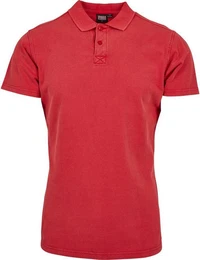 Poloshirt Garment Dye Pique (1-tlg) mit 100% Baumwolle