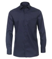 CASAMODA Langarmhemd Comfort Fit Dunkelblau