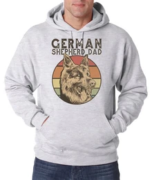 Kapuzenpullover German Shepherd Dad Herren Hoodie Pullover mit Schferhund Frontprint