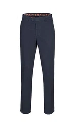 Brühl Chinohose Parma Dunkelblau/Blau/Hellblau/Grau