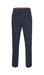 Brühl Chinohose Parma Dunkelblau/Blau/Hellblau/Grau