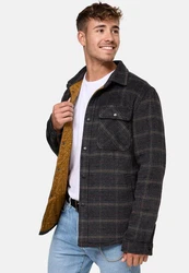 Indicode Winterjacke Henderson Schwarz/Dunkelgrau/Hellblau/Braun/Grau/Rot