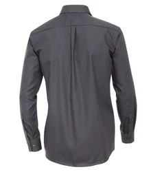 CASAMODA Langarmhemd Comfort Fit Kent NOS Grau/Dunkelgrau