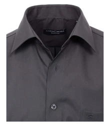 CASAMODA Langarmhemd Comfort Fit Kent NOS Grau/Dunkelgrau