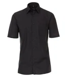 CASAMODA Kurzarmhemd Kent Comfort Fit NOS Schwarz/Grau/Dunkelgrau CASAMODA Kurzarmhemd Kent Comfort Fit NOS Schwarz/Grau/Dunkelgrau