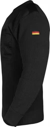 normani Strickpullover Drentrup Schwarz/Orange