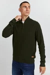 Blend Strickpullover mit halbem Reißverschluss BHCodford 4482 Grn