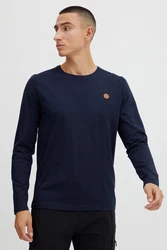 Indicode Longsleeve IDPhillo Dunkelblau