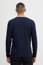 Indicode Longsleeve IDPhillo Dunkelblau