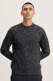 Strickpullover Karl 0044 crew neck cable knit 20504501