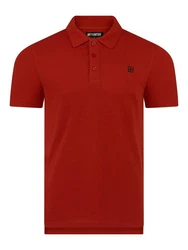 riverso Poloshirt Herren Polohemd RIVJohn Regular Fit Rot/Dunkelrot