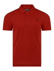 riverso Poloshirt Herren Polohemd RIVJohn Regular Fit Rot/Dunkelrot