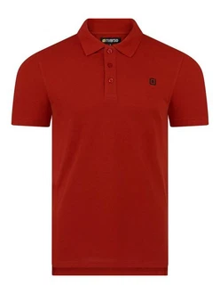 riverso Poloshirt Herren Polohemd RIVJohn Regular Fit Rot/Dunkelrot