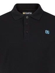 riverso Poloshirt Herren Polohemd RIVJohn Regular Fit Schwarz/Hellblau/Dunkelblau/Blau