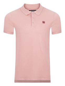 riverso Poloshirt Herren Polohemd RIVJohn Regular Fit Rosa/Lila/Rot