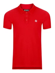 riverso Poloshirt Herren Polohemd RIVJohn Regular Fit Rot/Dunkelrot
