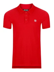 riverso Poloshirt Herren Polohemd RIVJohn Regular Fit Rot/Dunkelrot