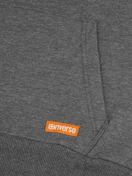 riverso Herren Kapuzenpullover RIVLinus Hoodie Sweatshirt Dunkelgrau/Grau/Hellgrau