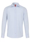 Pure Businesshemd Slim Fit Kentkragen Hellblau/Blau