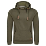 riverso Herren Kapuzenpullover RIVNiklas Regular Fit Hoodie Dunkelgrün/Khaki