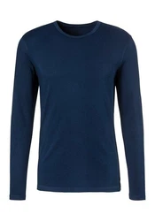 H.I.S Langarmshirt (Packung) Dunkelblau/Blau