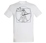 Youth Designz T-Shirt Gitarre Rock N Roll Herren Fun-Look Weiß