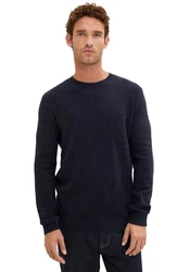 TOM TAILOR Strickpullover Dunkelblau