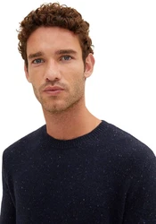 TOM TAILOR Strickpullover Dunkelblau