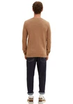 TOM TAILOR Strickpullover Khaki/Braun/Beige