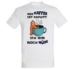 Youth Designz T-Shirt DER KAFFEE IST KAPUTT! ICH BIN NOCH MÜDE Herren Shirt 