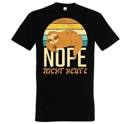 T-Shirt NOPE Nicht Heute Herren Shirt mit Trendigem Frontdruck