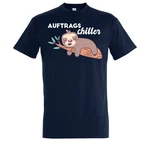 Youth Designz T-Shirt Auftrags Chiller Herren Shirt Silber/Blau/Braun