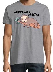 Youth Designz T-Shirt Auftrags Chiller Herren Shirt Silber