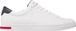 ESSENTIAL LEATHER DETAIL VUL Sneaker mit Kontrastbesatz, Freizeitschuh, Halbschuh, Schnrschuh