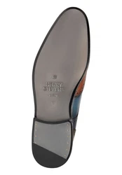 Henry Stevens Marshall FBD Businessschuh Schnürschuh Herren Halbschuhe Hellblau/Braun