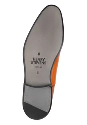 Henry Stevens Marshall CO Businessschuh Schnürschuh Herren Halbschuhe Braun/Orange/Beige