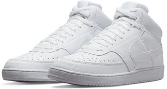 Nike Sportswear COURT VISION MID NEXT NATURE Sneaker Weiß/Blau/Grau/Creme