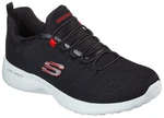 SKECHERS Sneaker Dynamight Schwarz/Grau/Rot/Hellblau