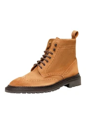 Henry Stevens Winston Businessschuh Schnürboots Herrenstiefel Braun/Beige